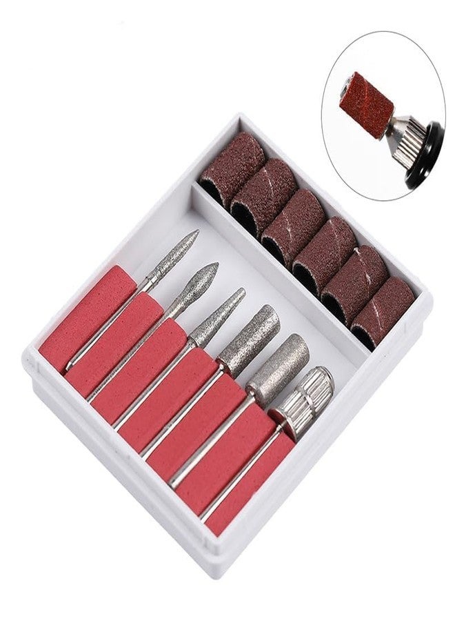 SIGNI 6Pc Nail Drill bits Set,Professional Nail Art Tools Set for Acrylic Art,Manicure & Pedicure Crystal Nail Files, Nail Drill Bits, Sanding Bands Perfect for Nail Salons & Beauty (Standard, 1) - Image 4